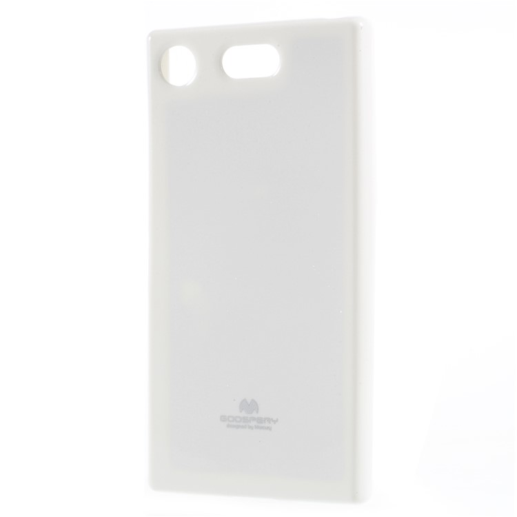 MERCURY GOOSPERY Jelly Glitter Powder TPU Mobile Case for Sony Xperia XZ1 Compact - White-2