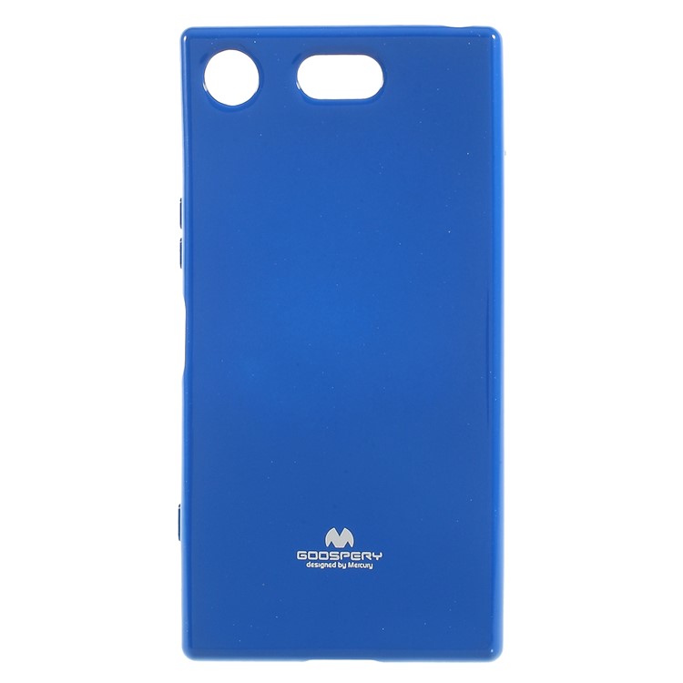 MERCURY GOOSPERY Jelly Glitter Powder TPU Cellphone Cover for Sony Xperia XZ1 Compact - Blue-1