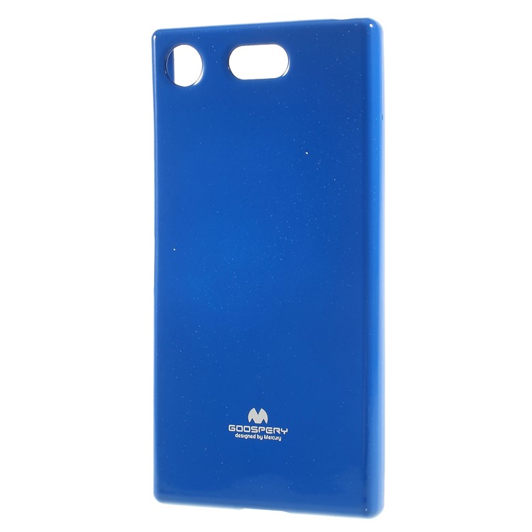 MERCURY GOOSPERY Jelly Glitter Powder TPU Cellphone Cover for Sony Xperia XZ1 Compact - Blue-2