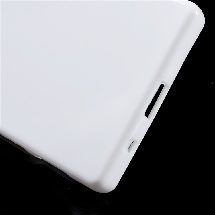 Solid Color Jelly TPU Skin Case for Sony Xperia Z5 Compact - White-4