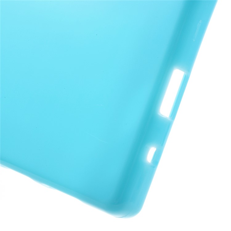 Solid Color Jelly TPU Protector Case for Sony Xperia Z5 Compact - Blue-4