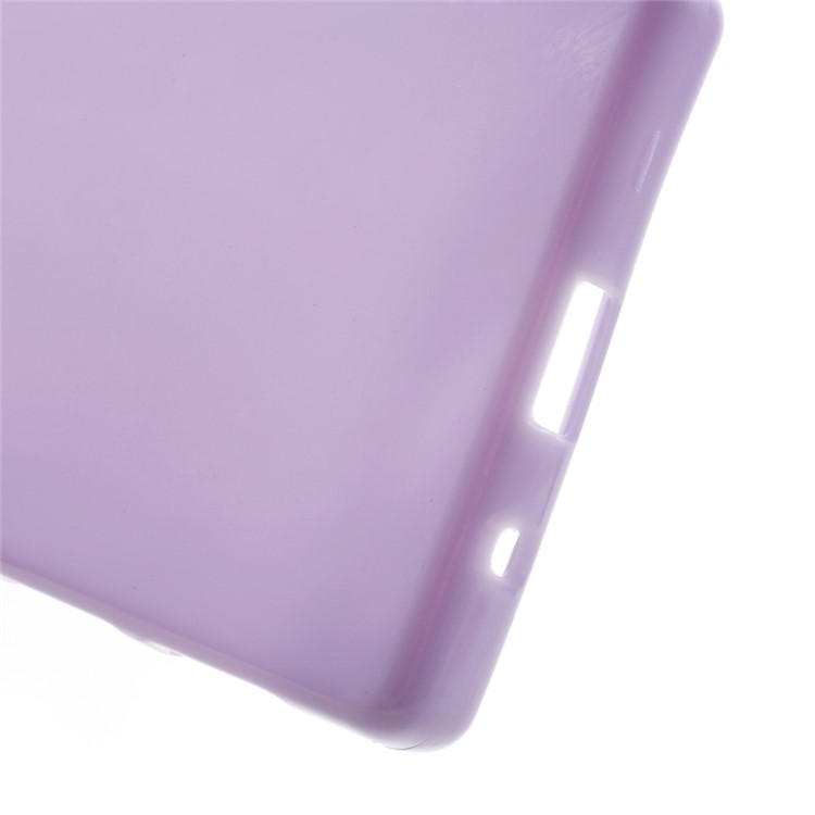 Solid Color Jelly TPU Back Case for Sony Xperia Z5 Compact - Purple-4