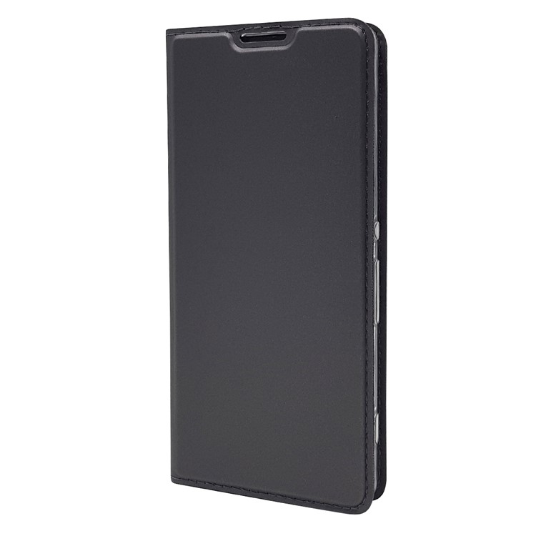 Magnetic Leather Card Holder Case for Sony Xperia XA / XA Dual - Black-8