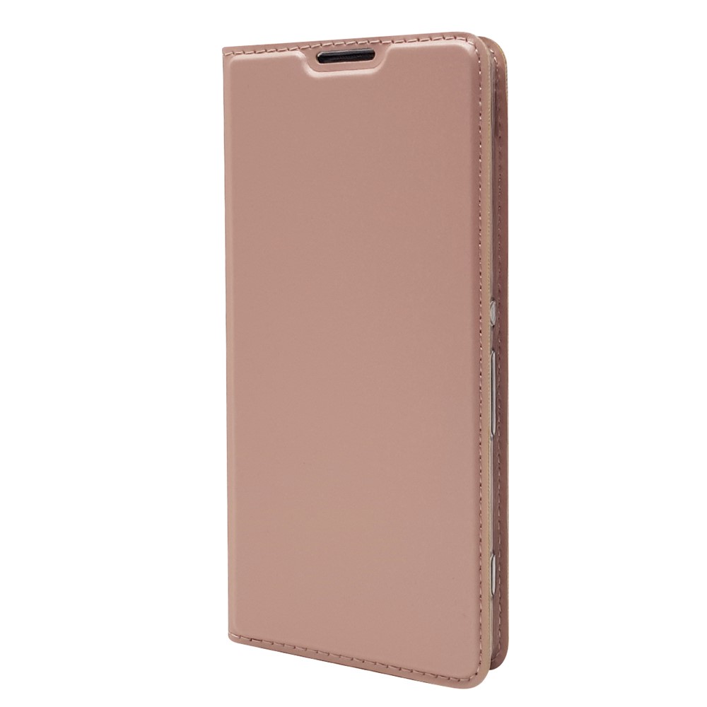 Magnetic Leather Card Holder Cover for Sony Xperia XA / XA Dual - Rose Gold-10