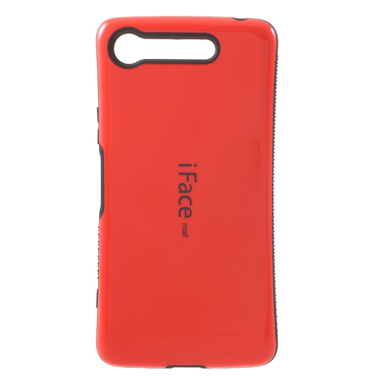IFACE MALL PC + TPU Hybrid Case for Sony Xperia XZ1 - Red-1