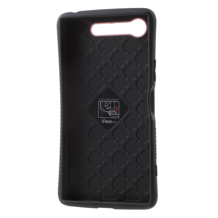 IFACE MALL PC + TPU Hybrid Case for Sony Xperia XZ1 - Red-4
