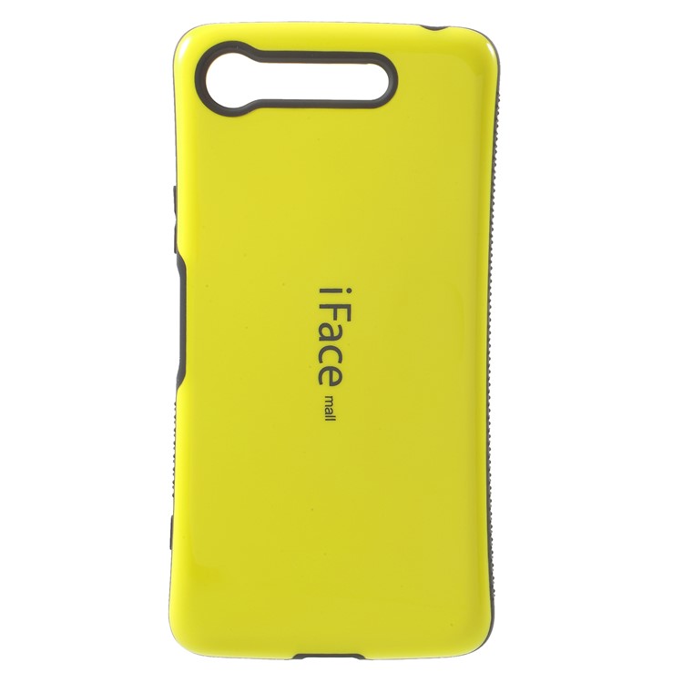 IFACE MALL PC + TPU Combo Cover Case for Sony Xperia XZ1 - Yellow-1