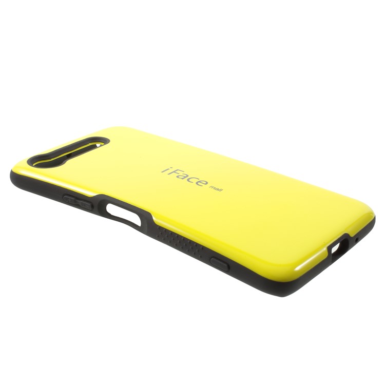 IFACE MALL PC + TPU Combo Cover Case for Sony Xperia XZ1 - Yellow-2