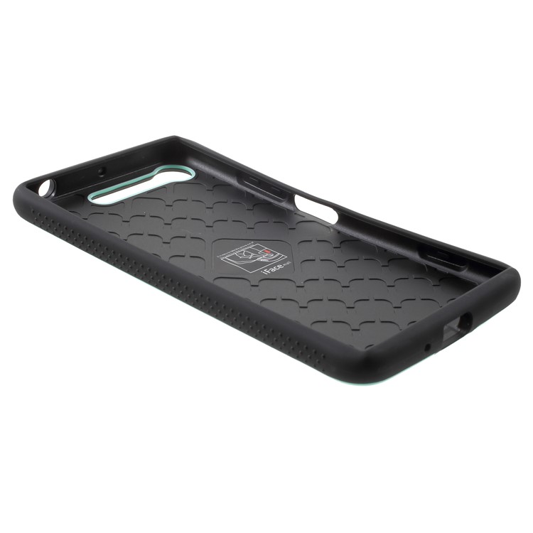 IFACE MALL PC + TPU Hybrid Phone Shell Case for Sony Xperia XZ1 - Cyan-3