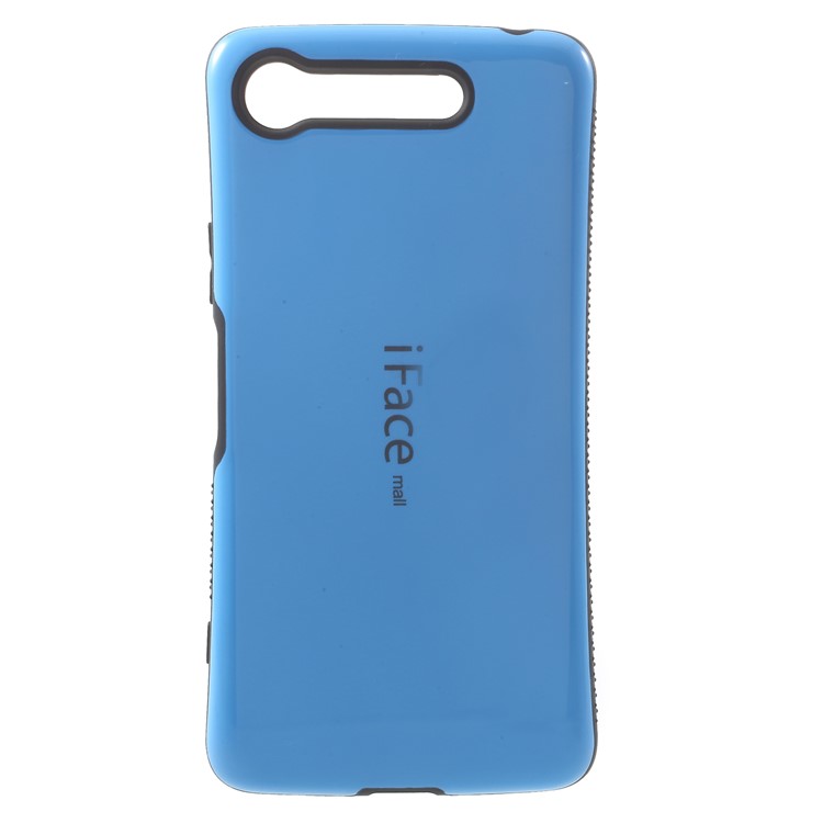 IFACE MALL PC + TPU Hybrid Cell Phone Shell Case for Sony Xperia XZ1 - Dark Blue-1