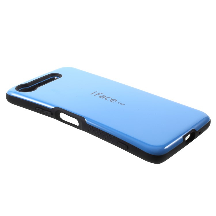 IFACE MALL PC + TPU Hybrid Cell Phone Shell Case for Sony Xperia XZ1 - Dark Blue-2