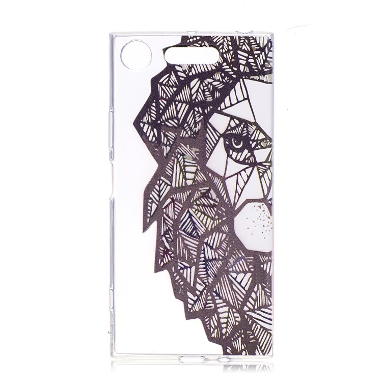 Pattern Printing TPU Flexible Mobile Phone Protection Cover for Sony Xperia XZ1 Compact - Animal Pattern-1