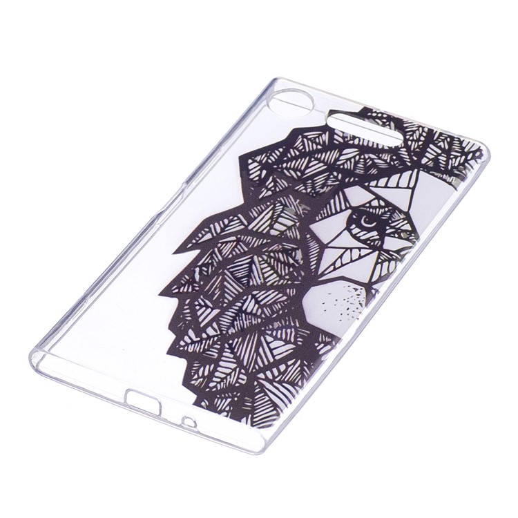 Pattern Printing TPU Flexible Mobile Phone Protection Cover for Sony Xperia XZ1 Compact - Animal Pattern-2