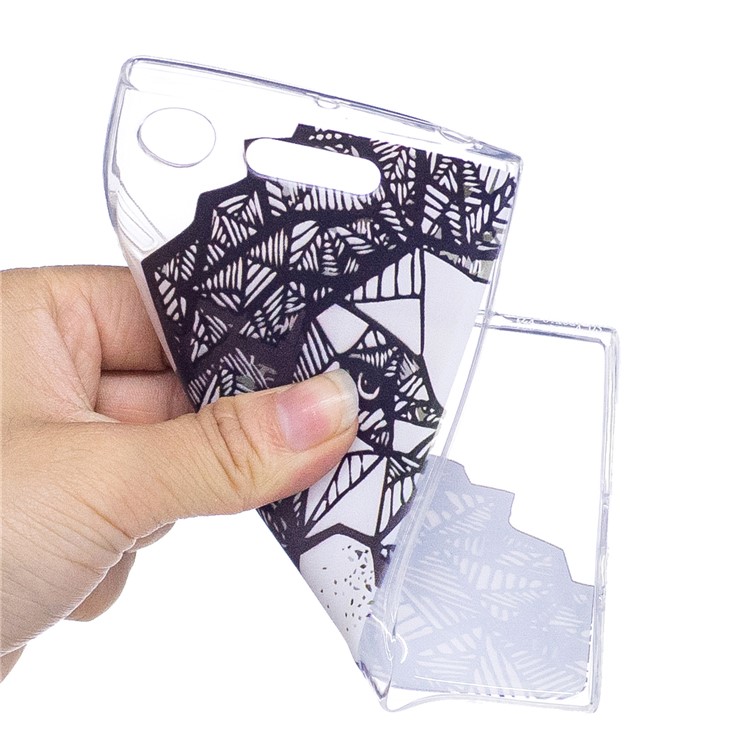 Pattern Printing TPU Flexible Mobile Phone Protection Cover for Sony Xperia XZ1 Compact - Animal Pattern-4