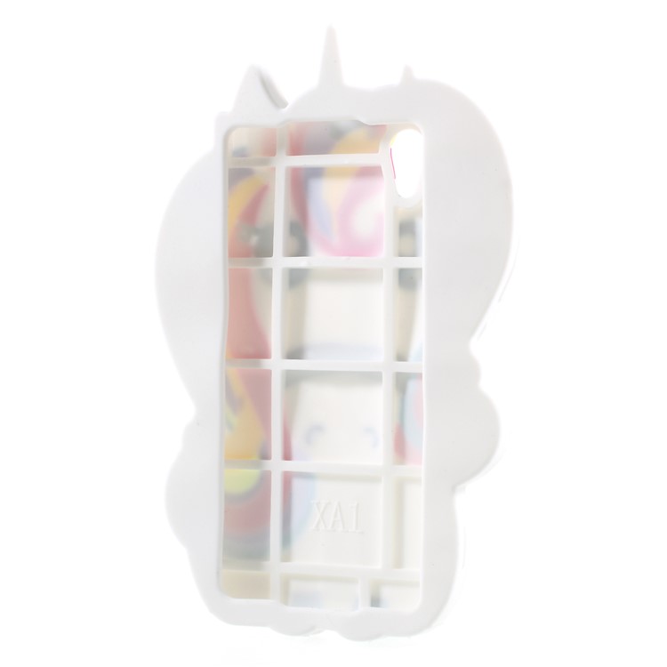 3D Unicorn Pattern Silicone Soft Case for Sony Xperia XA1-3