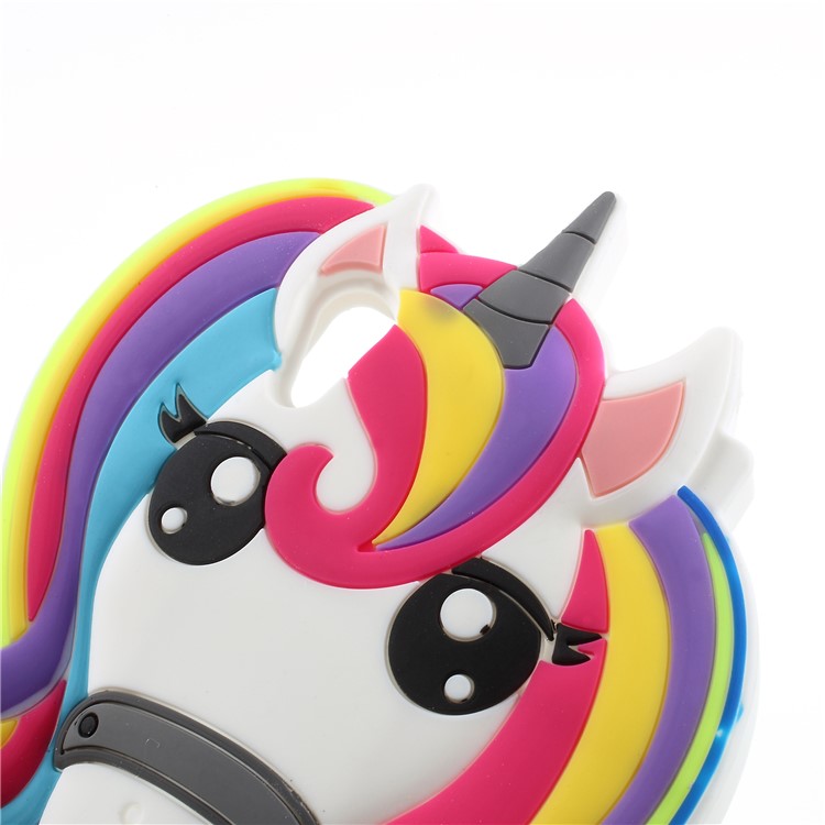 3D Unicorn Pattern Silicone Soft Case for Sony Xperia XA1-4