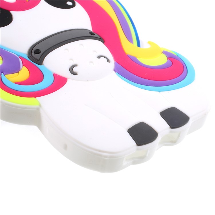 3D Unicorn Pattern Silicone Soft Case for Sony Xperia XA1-5