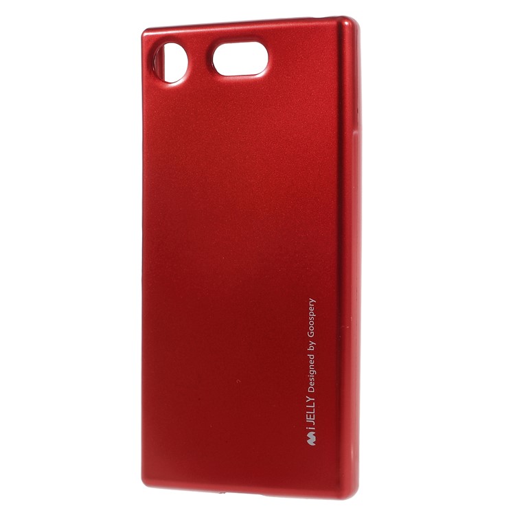 MERCURY GOOSPERY i JELLY TPU Cases for Sony Xperia XZ1 - Red-2