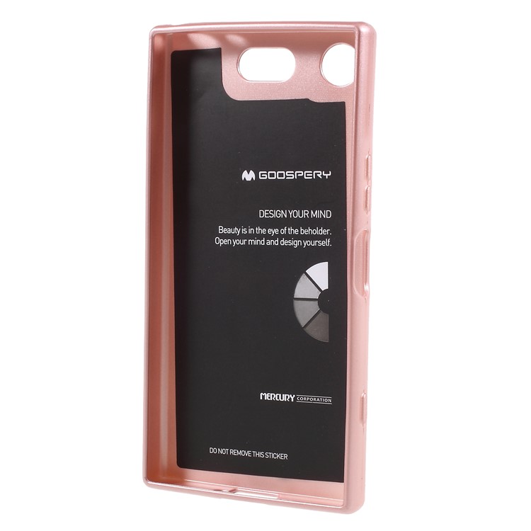 MERCURY GOOSPERY i JELLY Gel TPU Phone Cover for Sony Xperia XZ1 - Rose Gold-3