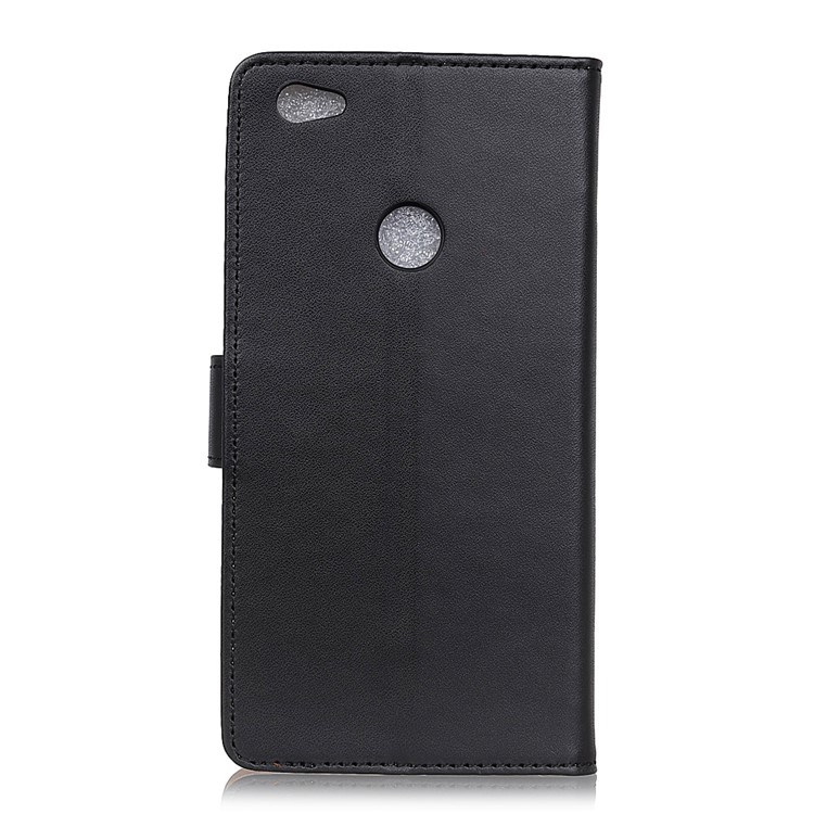 Wallet Stand PU Leather Case for Xiaomi Redmi Note 5A/Y1 Lite (India) - Black-3