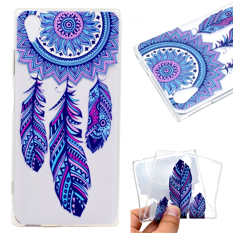 Pattern Printing TPU Case for Sony Xperia XA1 Plus - Dream Catcher-1