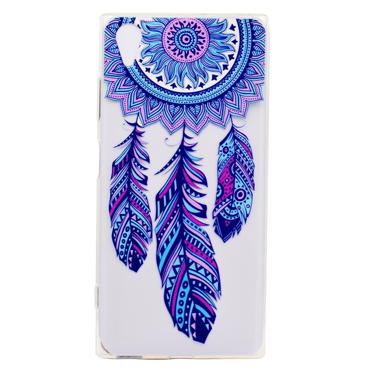 Pattern Printing TPU Case for Sony Xperia XA1 Plus - Dream Catcher-2