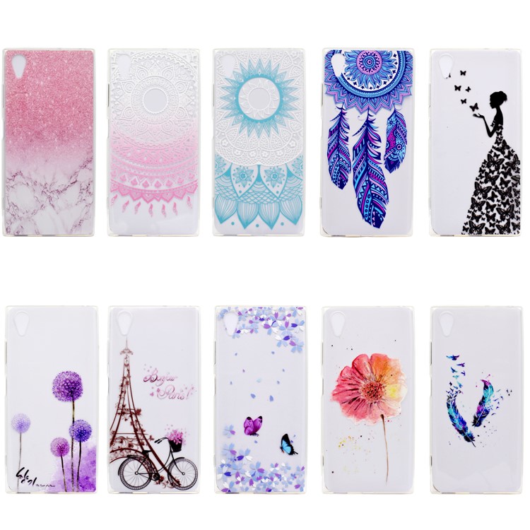 Pattern Printing TPU Case for Sony Xperia XA1 Plus - Dream Catcher-6