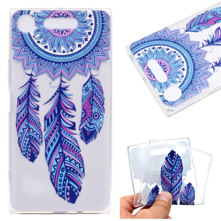 Pattern Printing TPU Gel Case for Sony Xperia XZ1 Compact - Dream Catcher-1