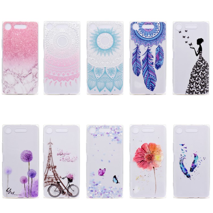 Pattern Printing TPU Gel Case for Sony Xperia XZ1 Compact - Dream Catcher-6