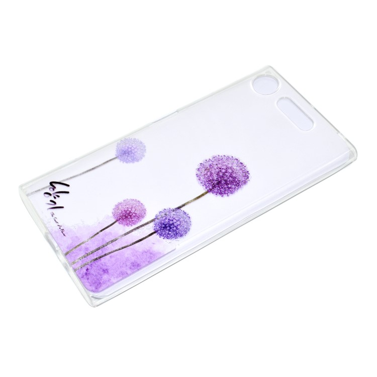 Pattern Printing TPU Gel Lightweight Casing for Sony Xperia XZ1 Compact - Dandelion-3