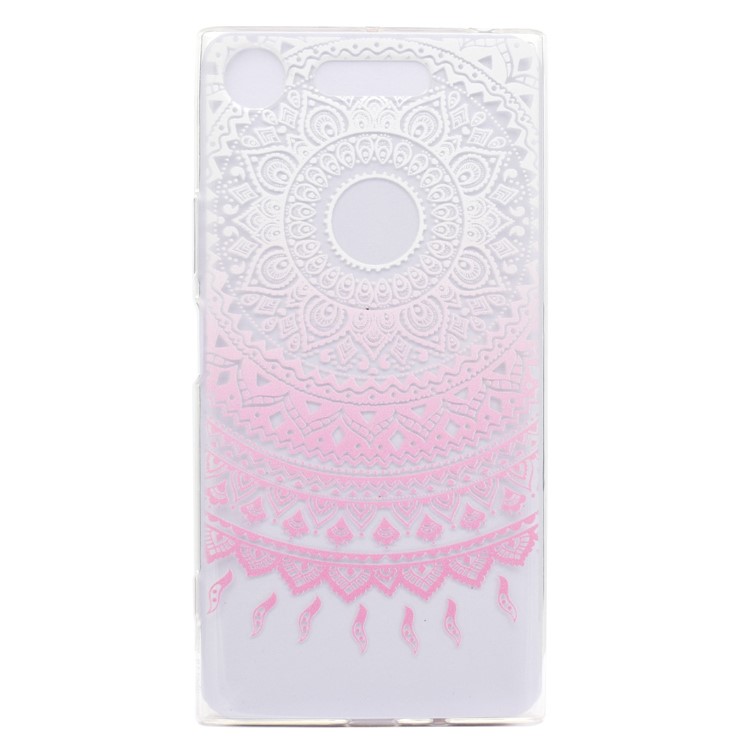 Pattern Printing Soft TPU Jelly Phone Cover for Sony Xperia XZ1 - Ethnic Style-2