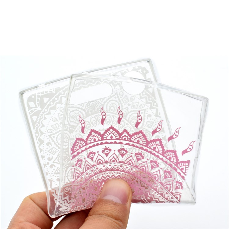 Pattern Printing Soft TPU Jelly Phone Cover for Sony Xperia XZ1 - Ethnic Style-5