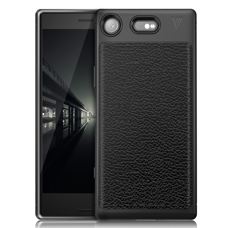 LENUO Gentlemen Series Soft TPU Phone Cover for Sony Xperia XZ1 - Black-1