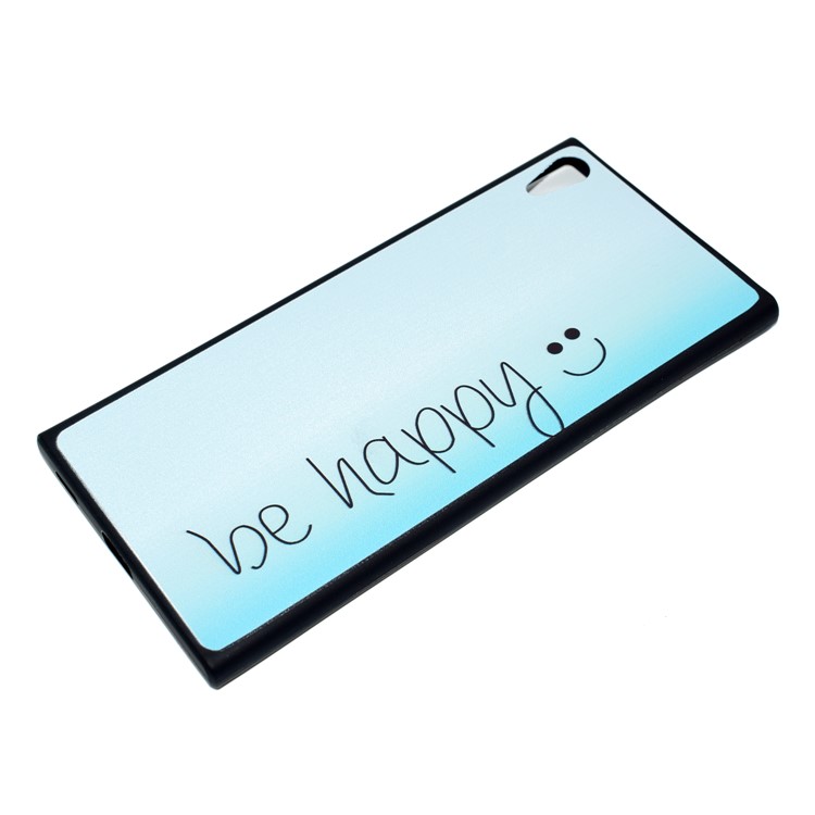 Printing Pattern TPU Mobile Phone Cover for Sony Xperia XA1 Ultra - Be Happy and Smile-3