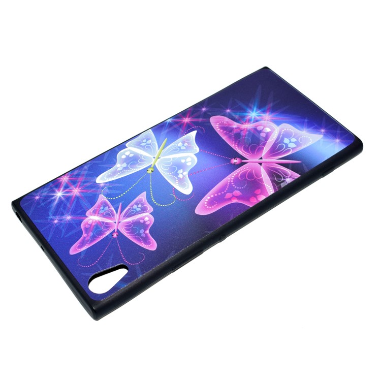 Printing Pattern TPU Protective Cell Phone Cover for Sony Xperia XA1 Ultra - Pretty Butterflies-4