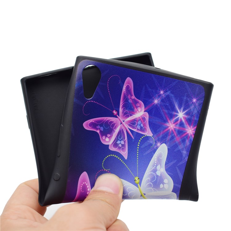 Printing Pattern TPU Protective Cell Phone Cover for Sony Xperia XA1 Ultra - Pretty Butterflies-5