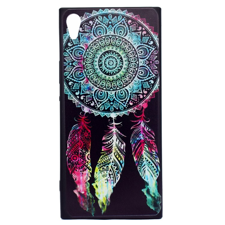 Printing Pattern TPU Protection Cell Phone Case for Sony Xperia XA1 Ultra - Tribal Dream Catcher-2