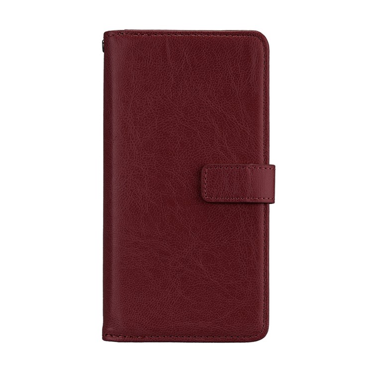 Crazy Horse Stand Wallet Leather Cell Phone Protection Shell for Sony Xperia XA1 Ultra - Brown-3