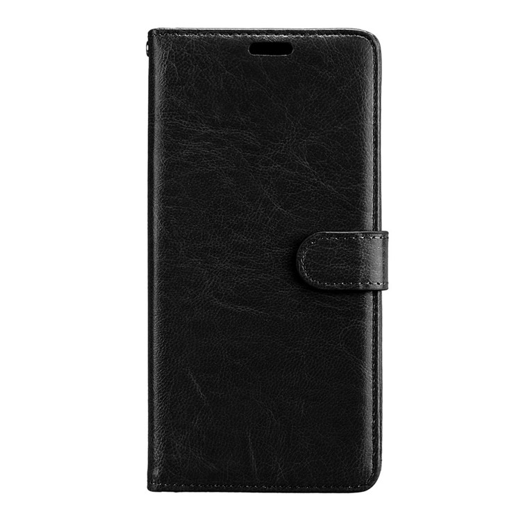 Crazy Horse Wallet Leather Stand Case for Sony Xperia XA1 Ultra - Black-4
