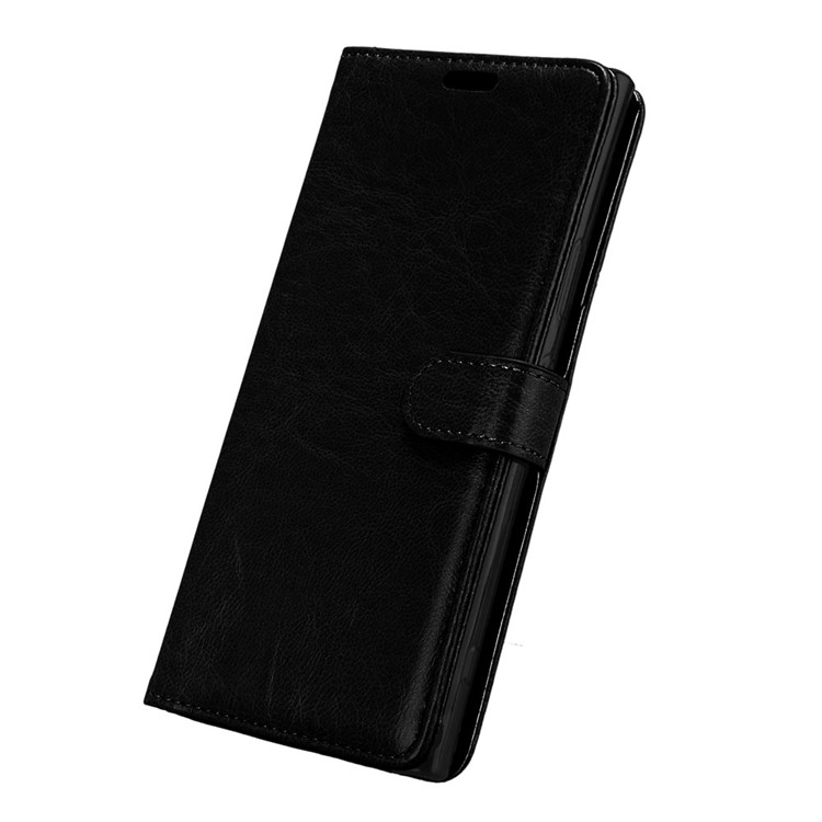 Crazy Horse Wallet Leather Stand Case for Sony Xperia XA1 Ultra - Black-6
