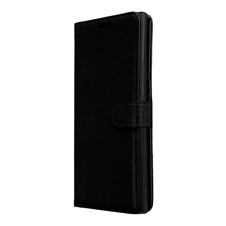 Crazy Horse Wallet Leather Stand Case for Sony Xperia XA1 Ultra - Black-7