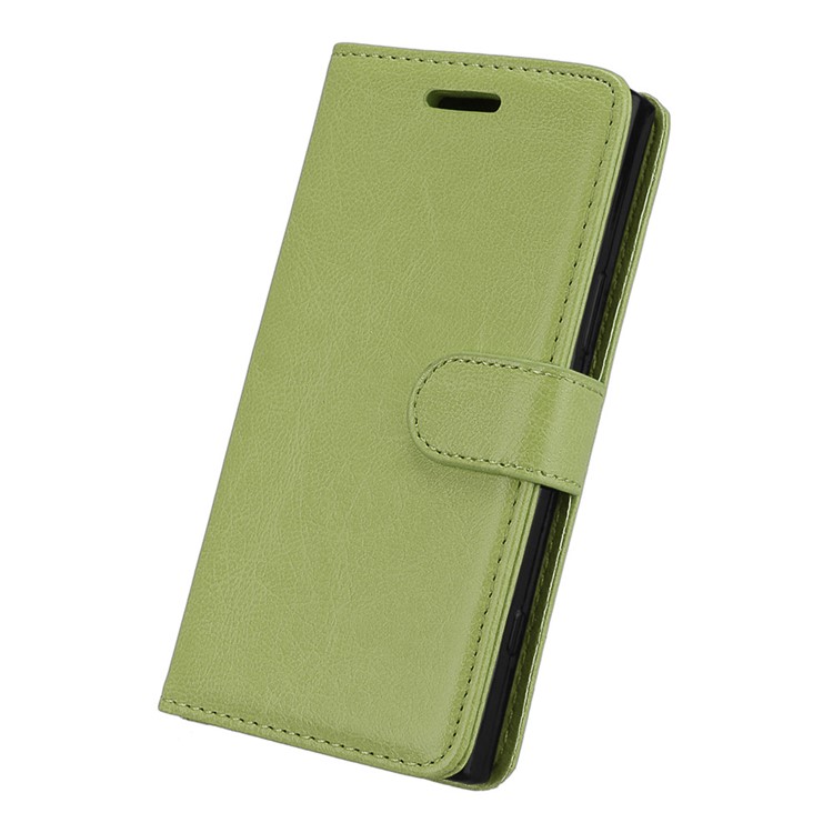 Crazy Horse Magnetic Leather Stand Cover for Sony Xperia XZ1 Compact - Green-6