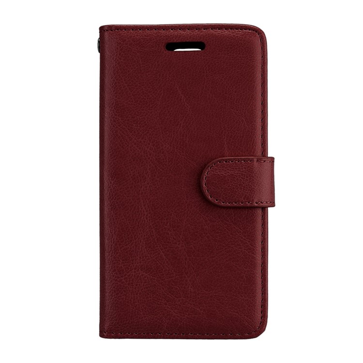Crazy Horse PU Leather Stand Case for Sony Xperia XZ1 Compact - Brown-4