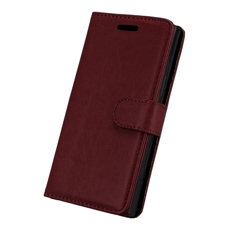 Crazy Horse PU Leather Stand Case for Sony Xperia XZ1 Compact - Brown-6