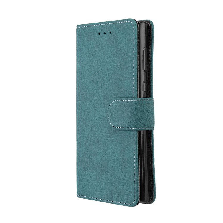 Matte Surface Leather Wallet Case for Sony Xperia L1 - Blue-7