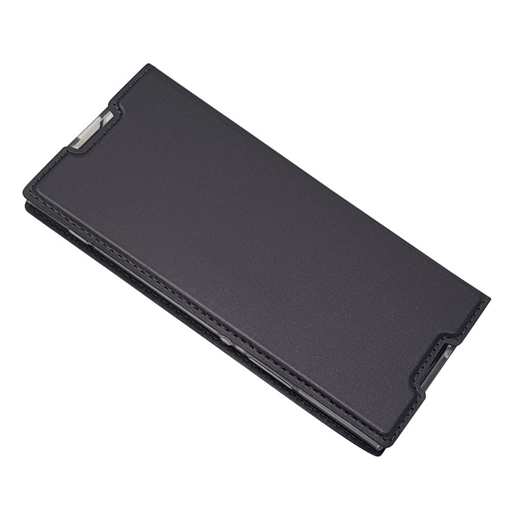 Magnetischer Adsorption Stand Leder Kartenhalter Abdeckung Zubehör Für Sony Xperia XA1 - Schwarz-5