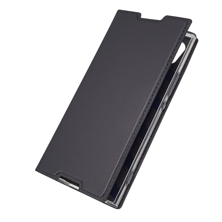 Magnetischer Adsorption Stand Leder Kartenhalter Abdeckung Zubehör Für Sony Xperia XA1 - Schwarz-9