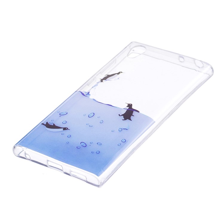 Pattern Printing IMD TPU Mobile Phone Cover for Sony Xperia L1 - Lovely Penguin-2