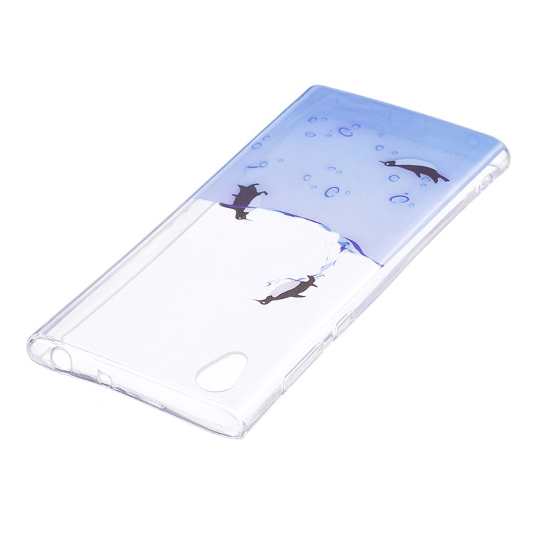 Pattern Printing IMD TPU Mobile Phone Cover for Sony Xperia L1 - Lovely Penguin-3