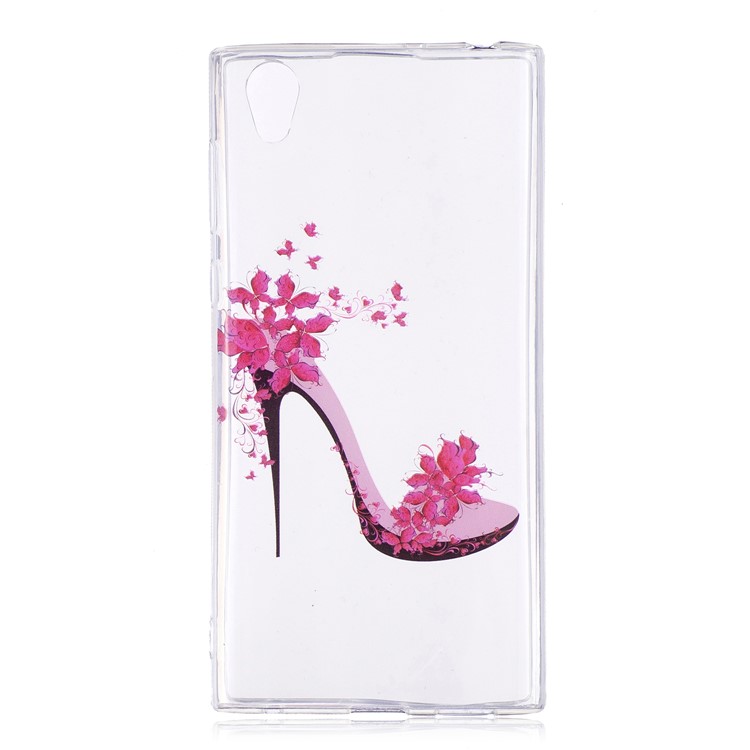 Pattern Printing IMD TPU Mobile Phone Shell for Sony Xperia L1 - High-heeled Shoes-1